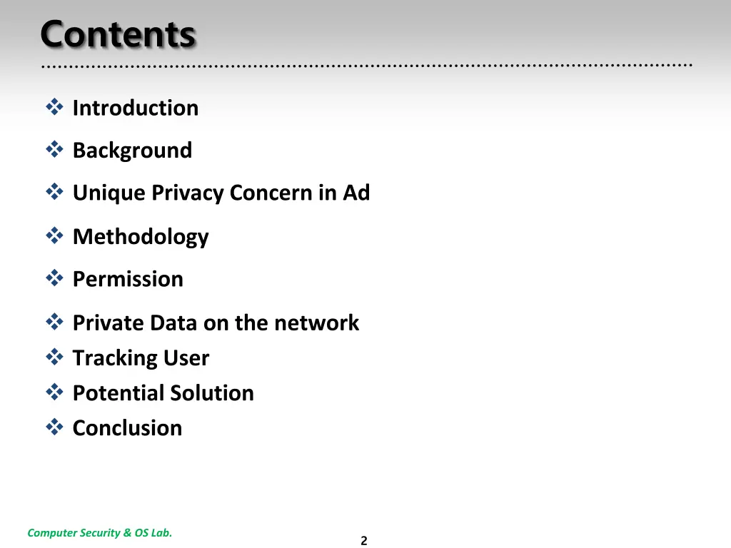 contents