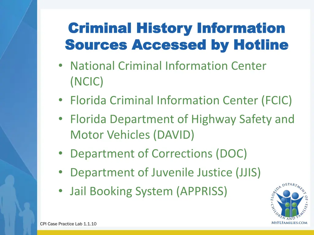 criminal history information criminal history