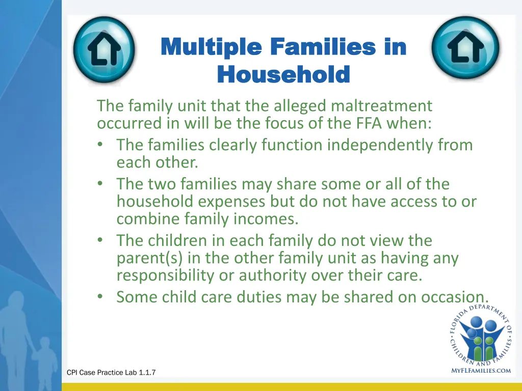 multiple families in multiple families