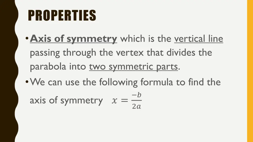 properties 1