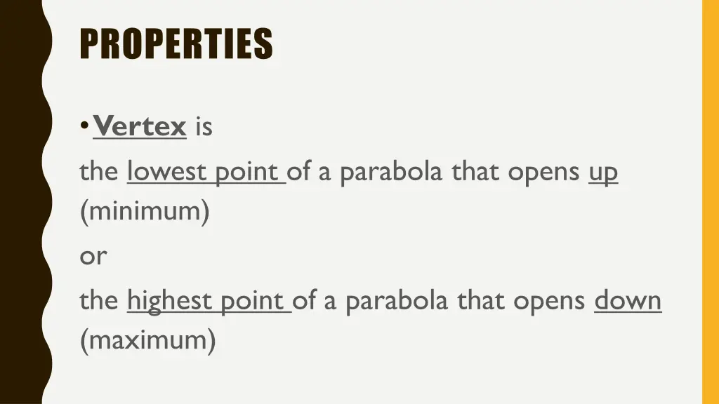 properties