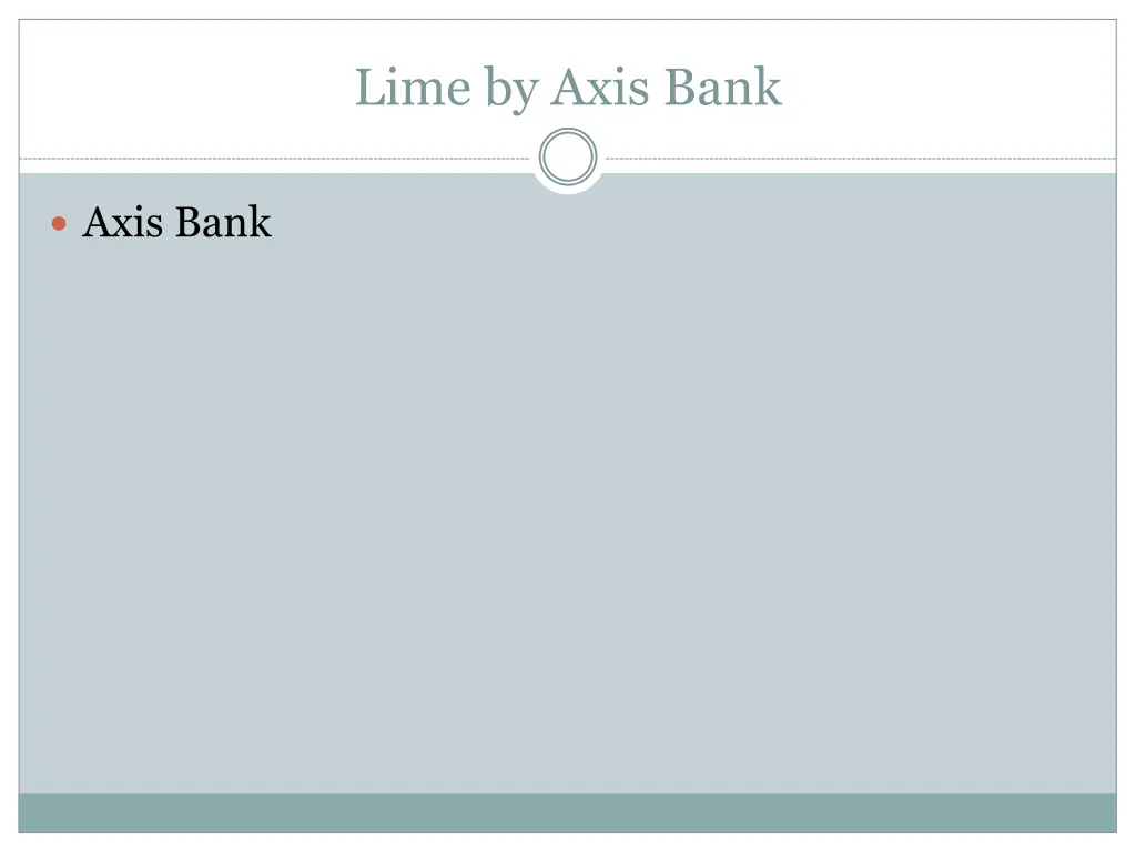 lime by axis bank
