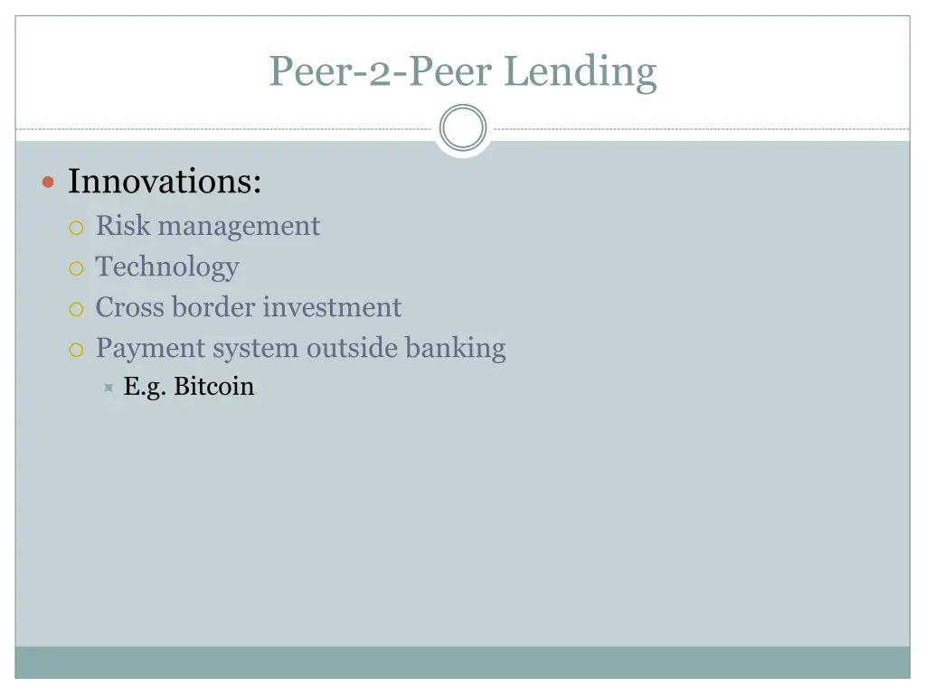 peer 2 peer lending 1
