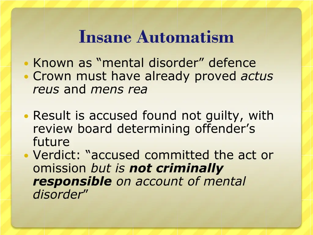 insane automatism