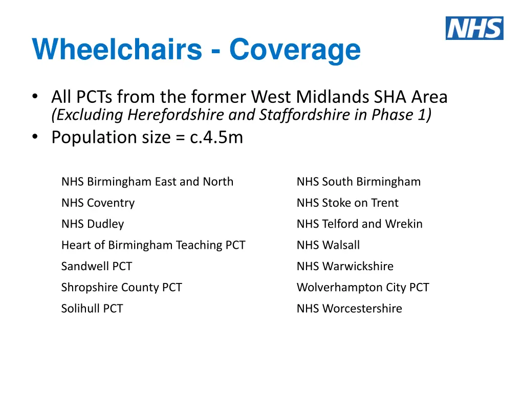 wheelchairs coverage
