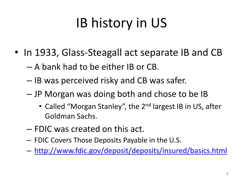 ib history in us