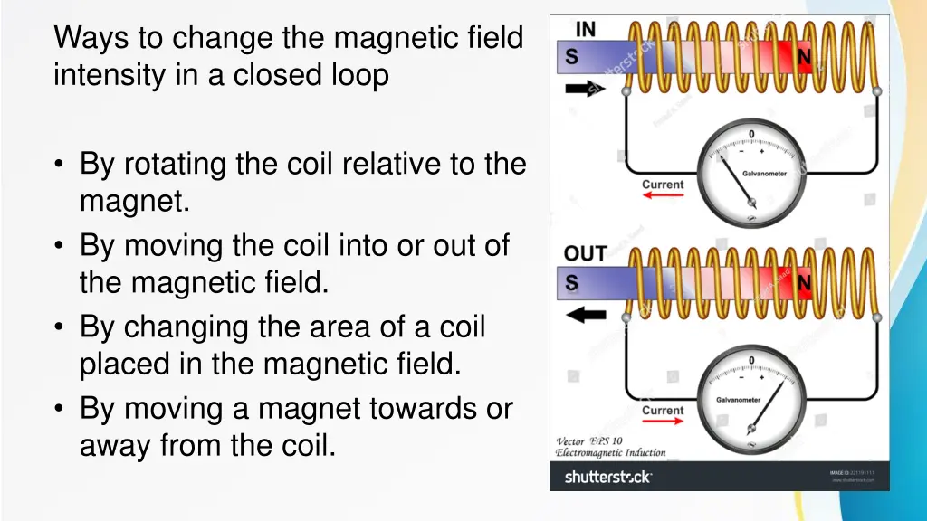ways to change the magnetic field intensity