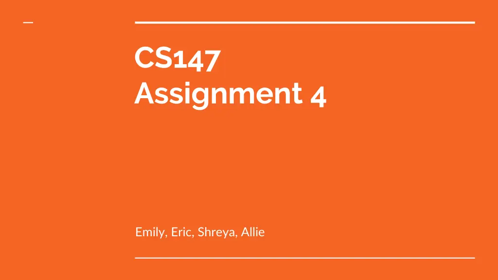 cs147 assignment 4
