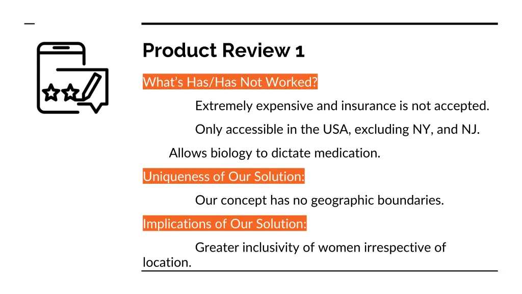 product review 1