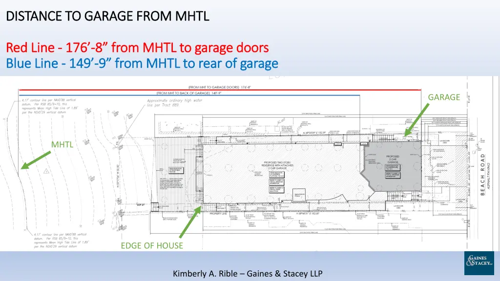 distance to garage from mhtl distance to garage