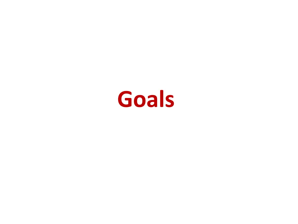 goals