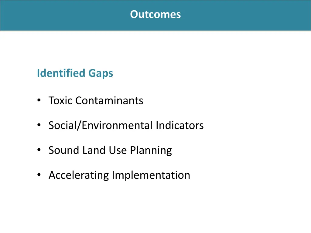 outcomes 14