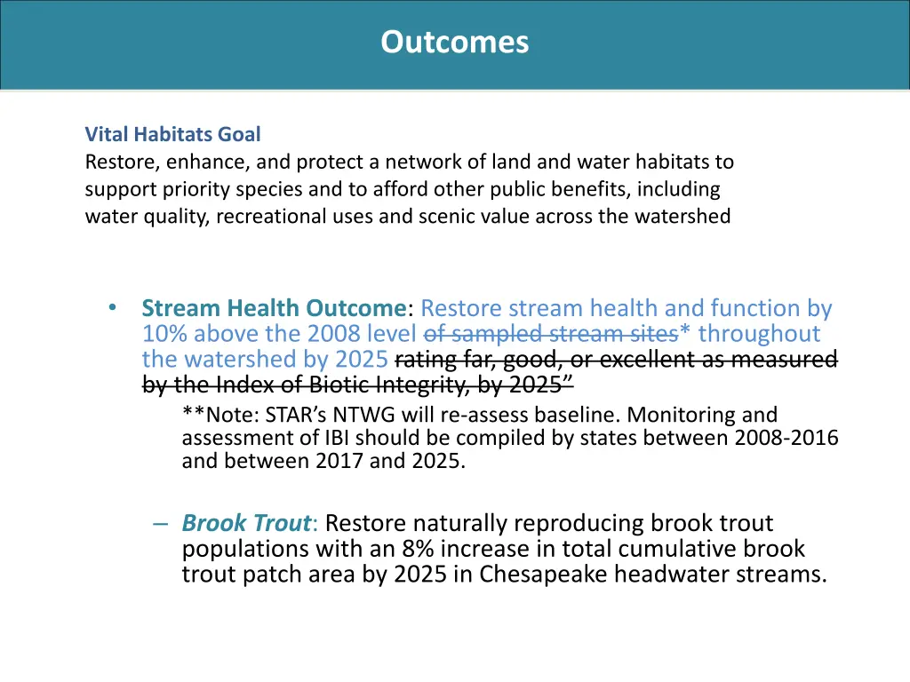 outcomes 4