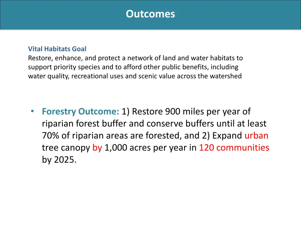 outcomes 6