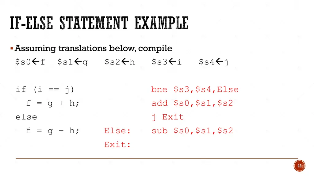 if else statement example