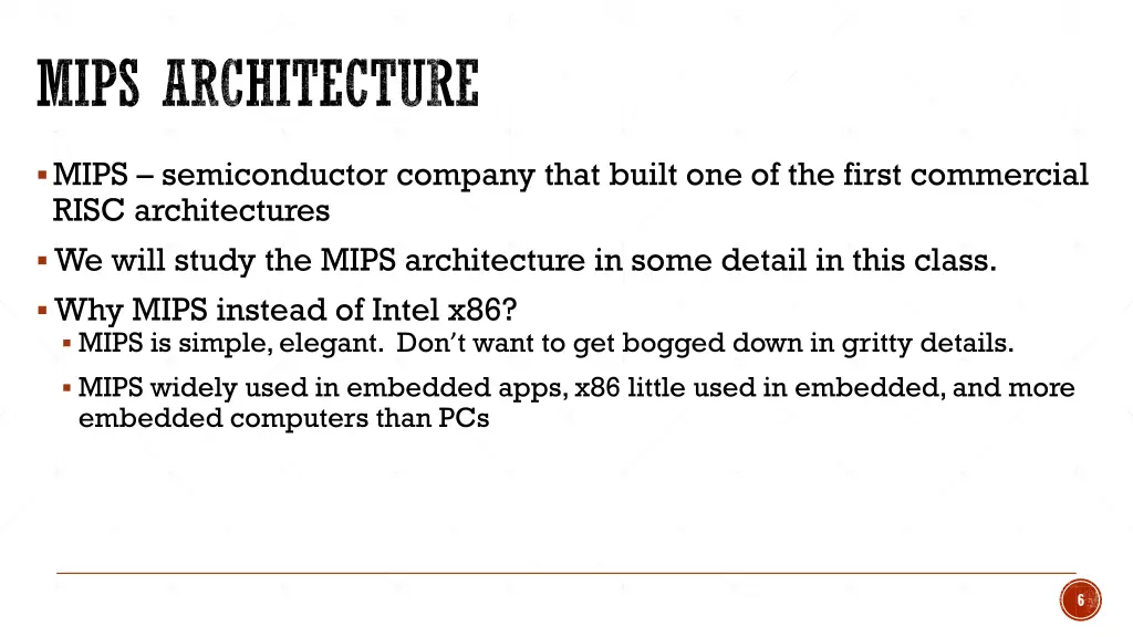 mips architecture