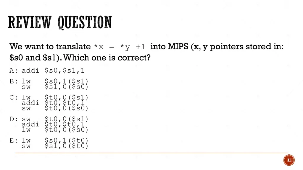 review question 1