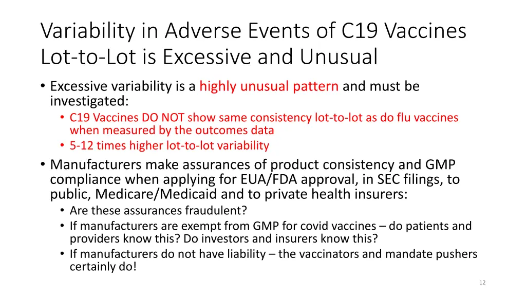 variability in adverse events of c19 vaccines