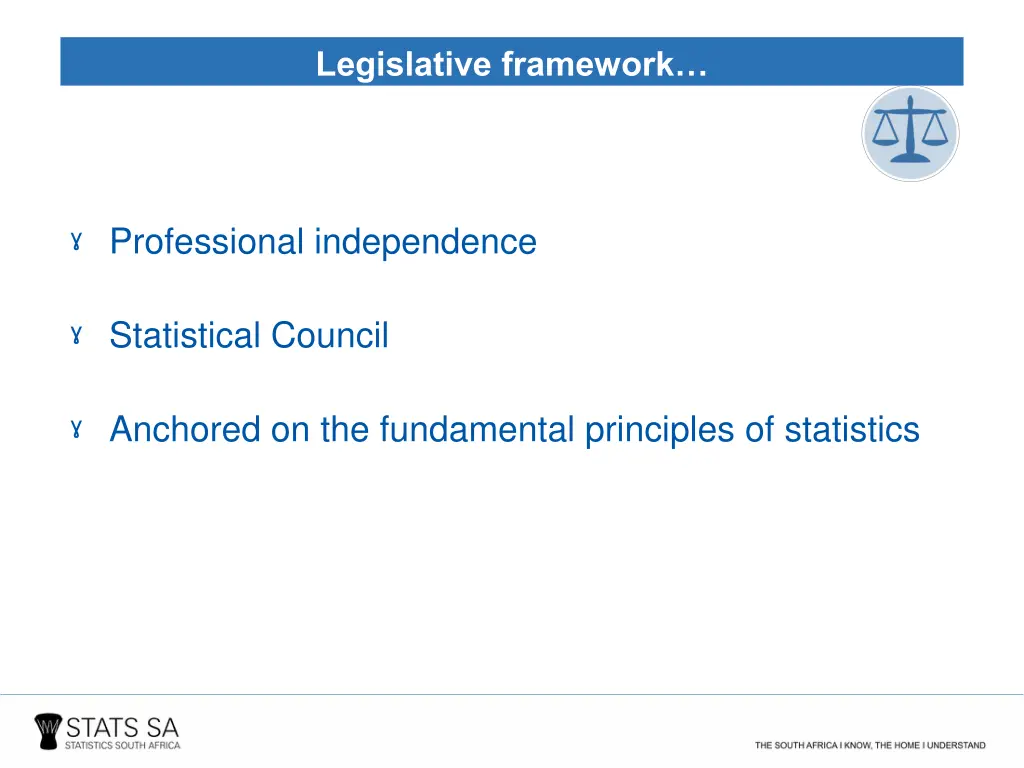 legislative framework