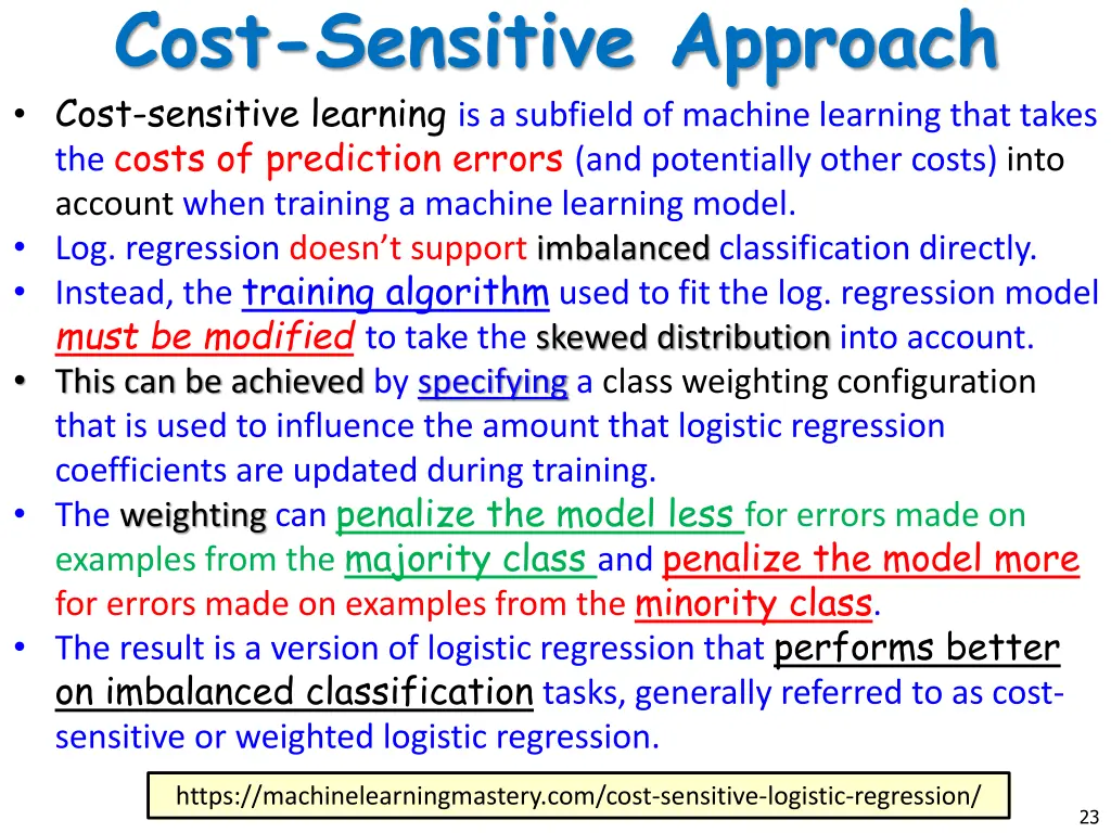 cost sensitive approach cost sensitive learning