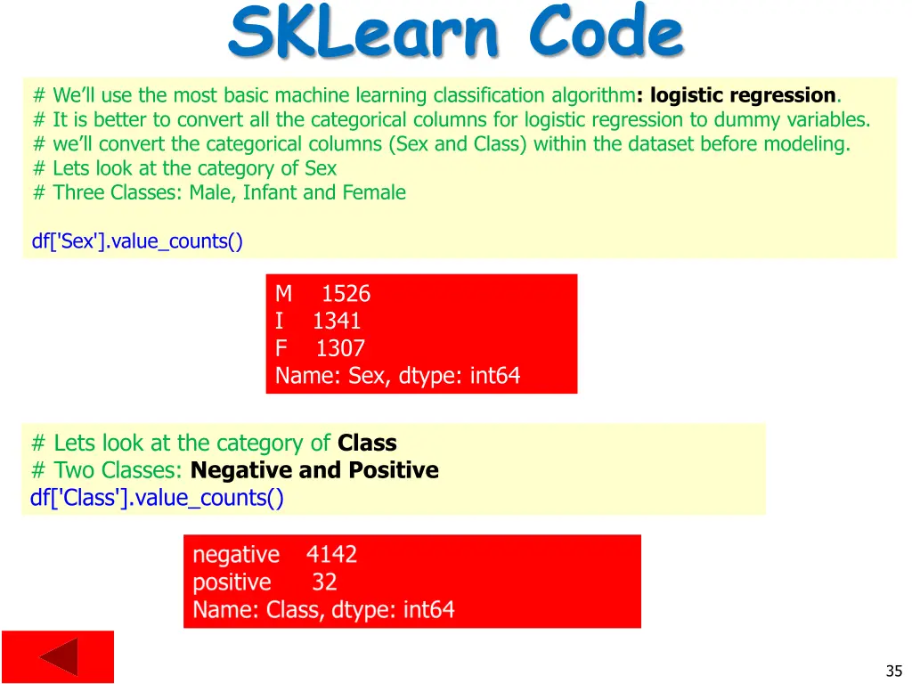 sklearn code we ll use the most basic machine