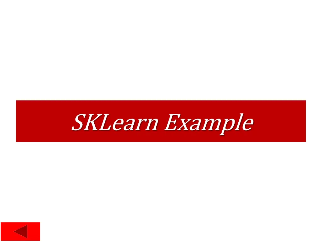 sklearn example