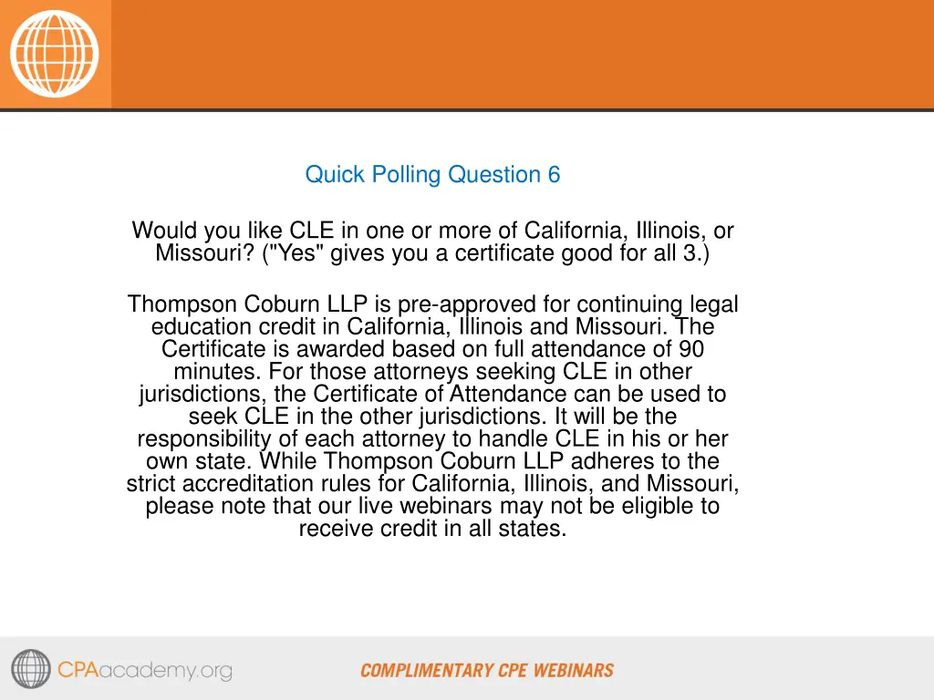 quick polling question 6