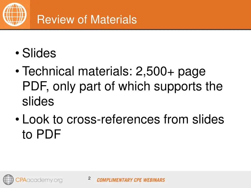 review of materials