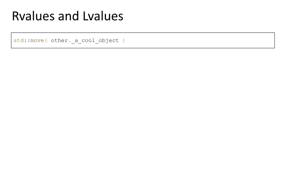 rvalues and lvalues 3