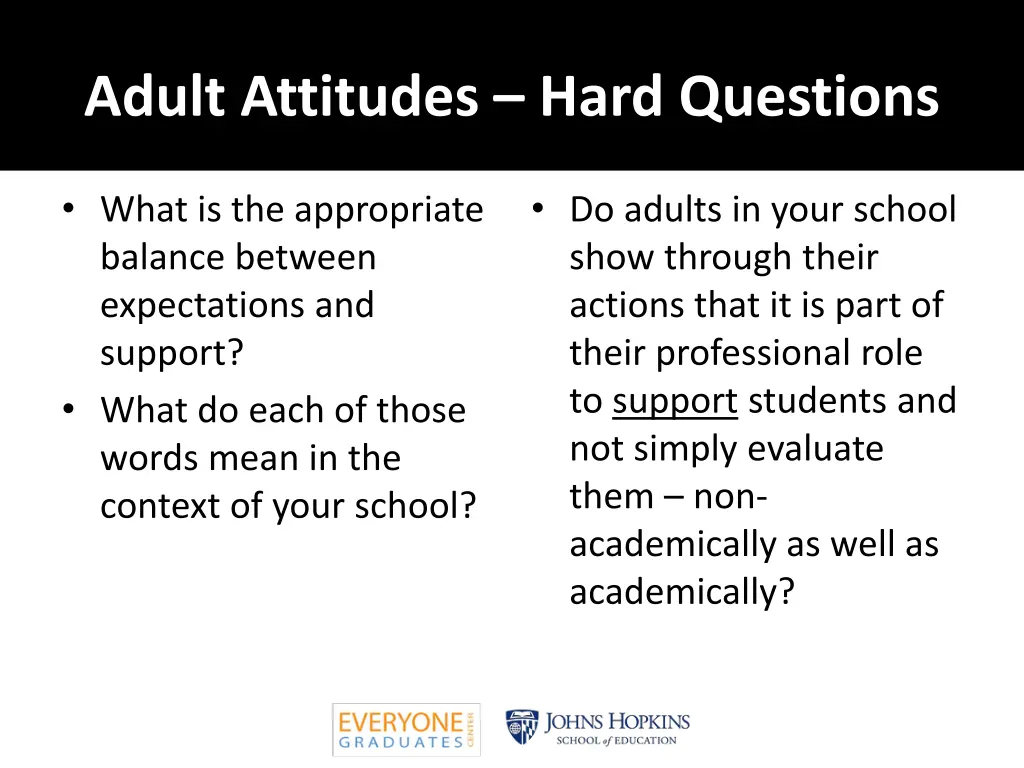 adult attitudes hard questions