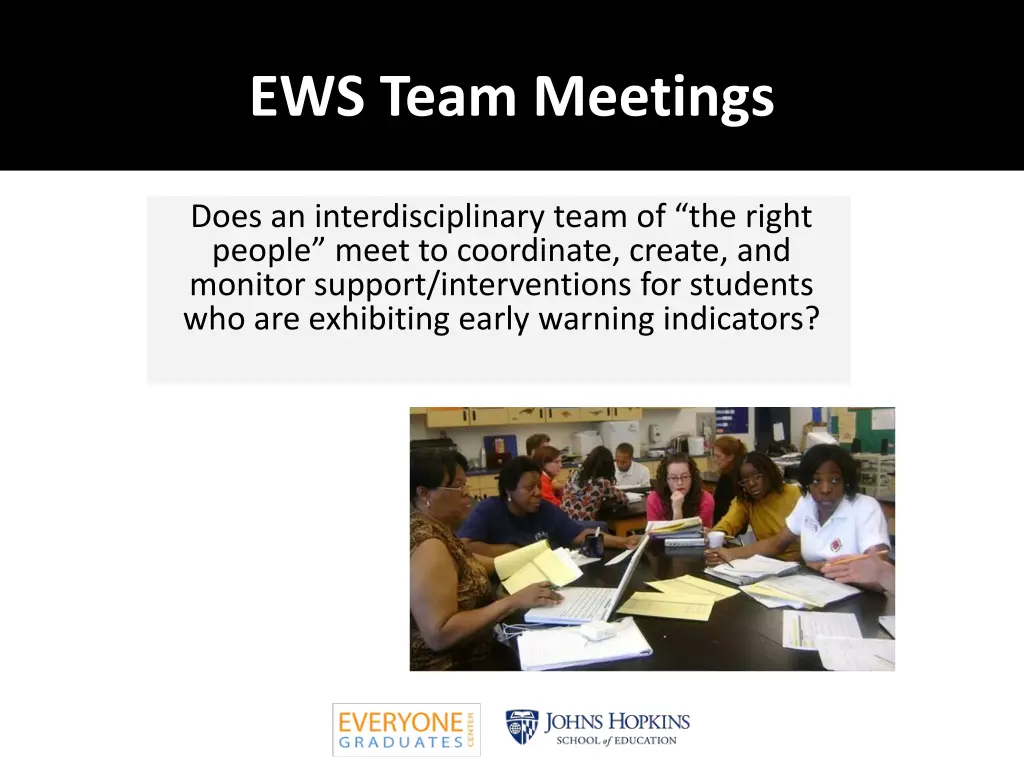 ews team meetings