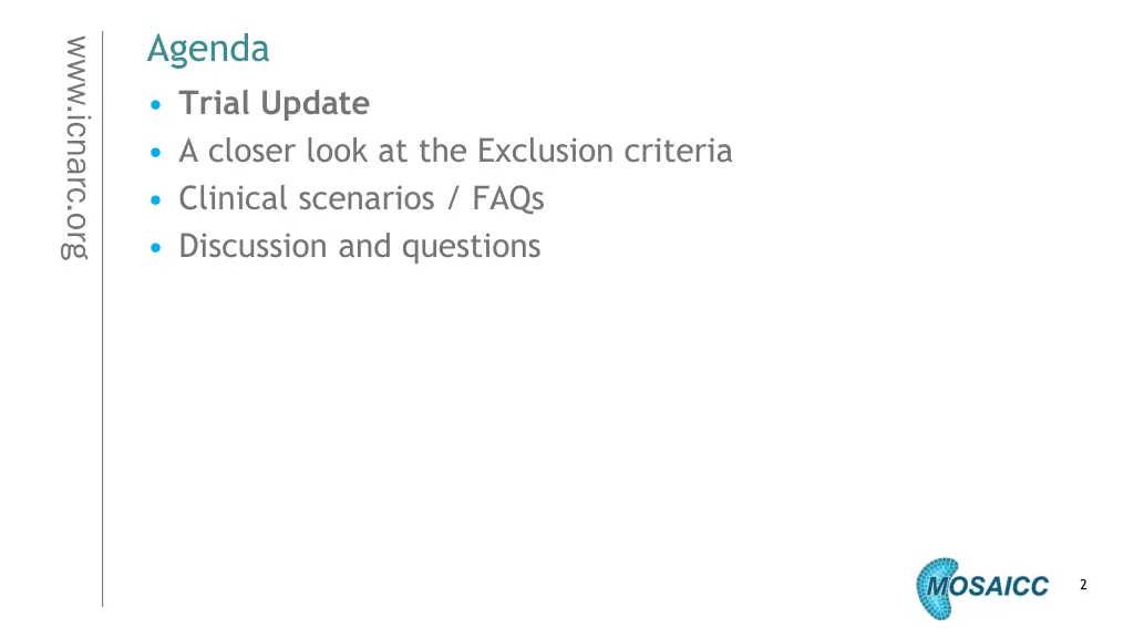agenda trial update a closer look