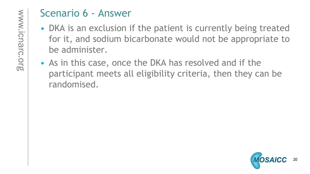 scenario 6 answer dka is an exclusion