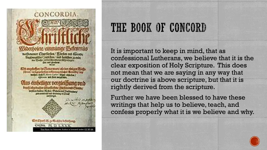 the book of concord