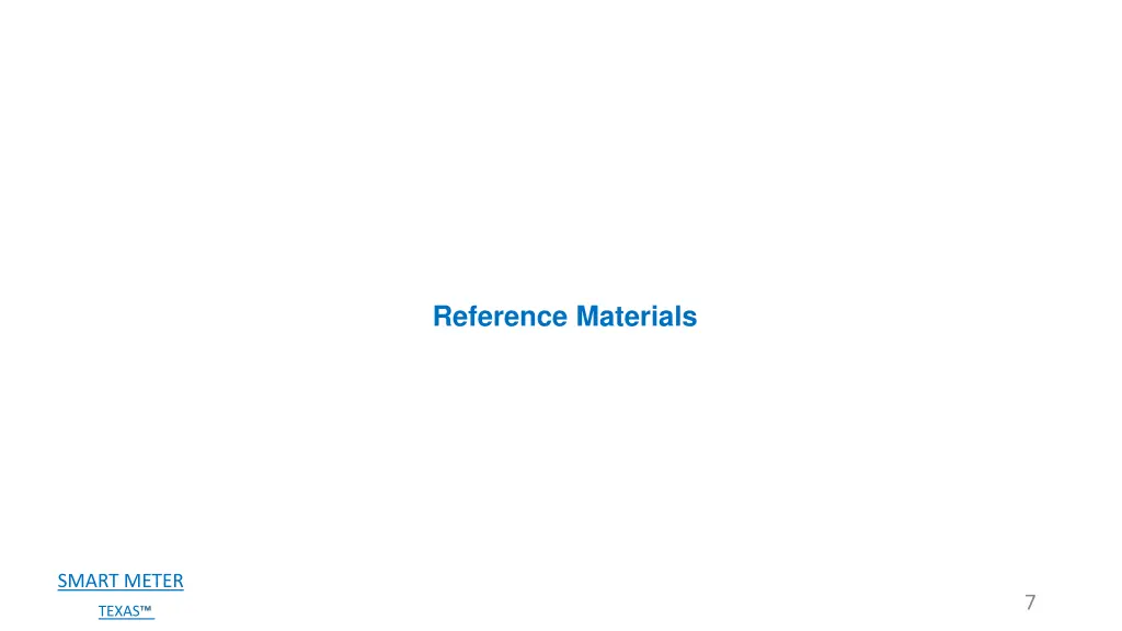 reference materials
