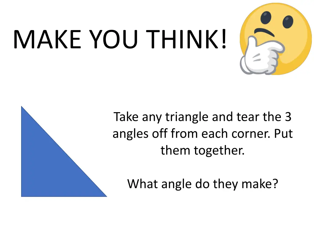 make you think