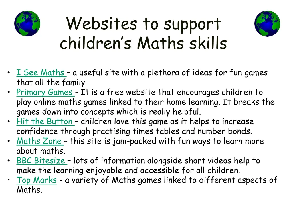 websites to support children s maths skills