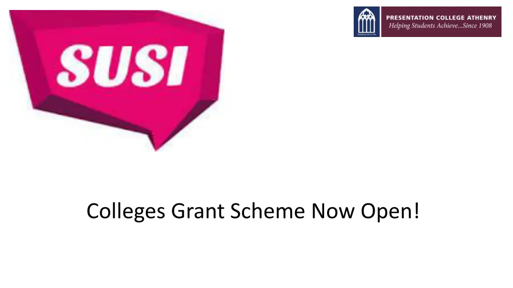 colleges grant scheme now open
