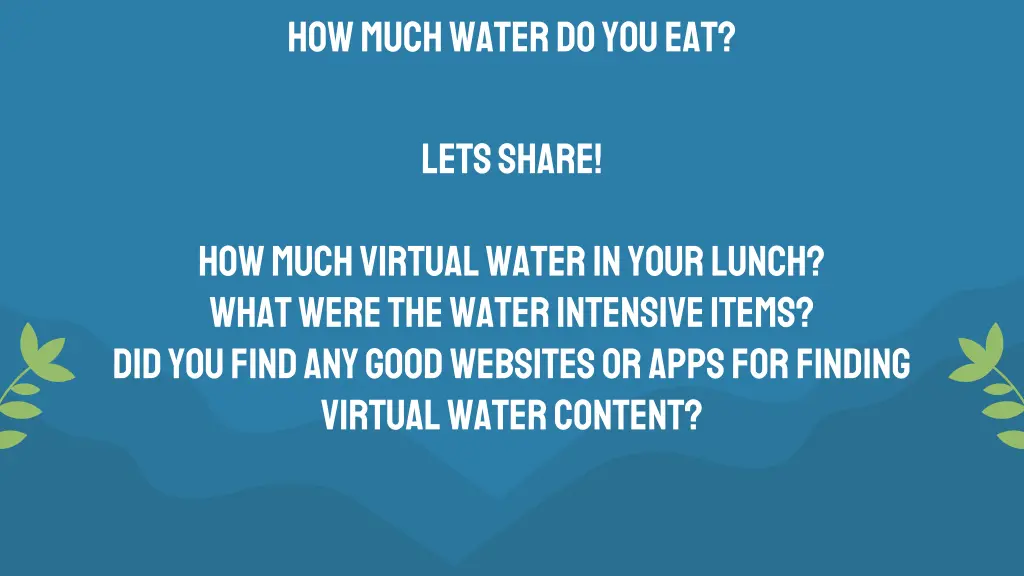 how much water do you eat 4