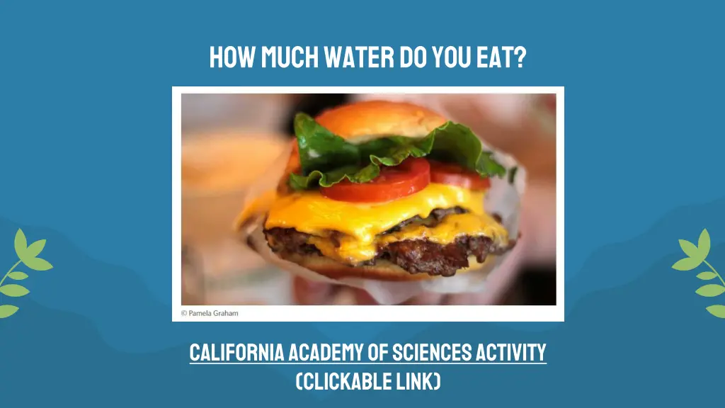how much water do you eat
