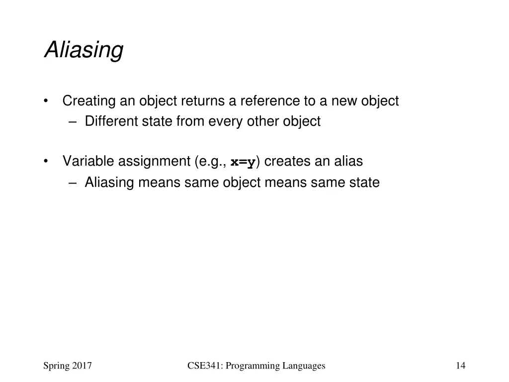 aliasing