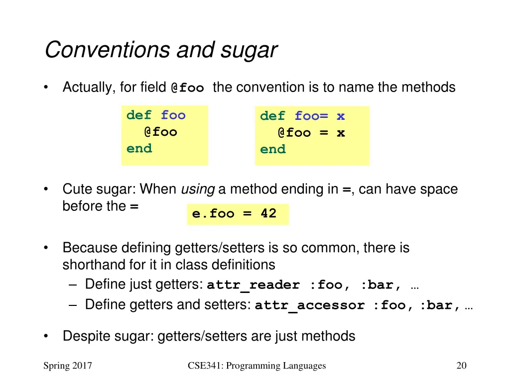 conventions and sugar
