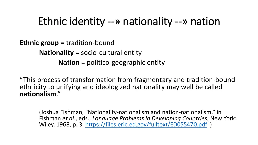 ethnic identity ethnic identity nationality