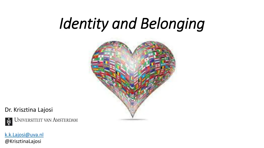 identity and belonging identity and belonging