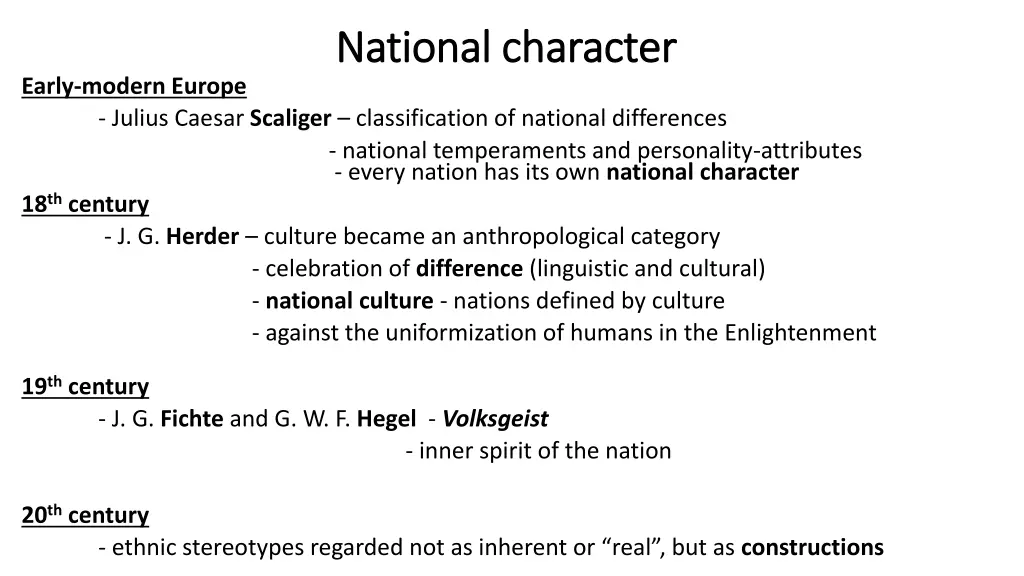 national character national character