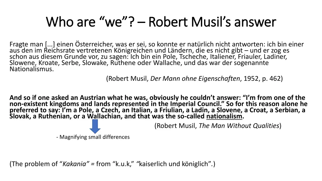 who are we who are we robert
