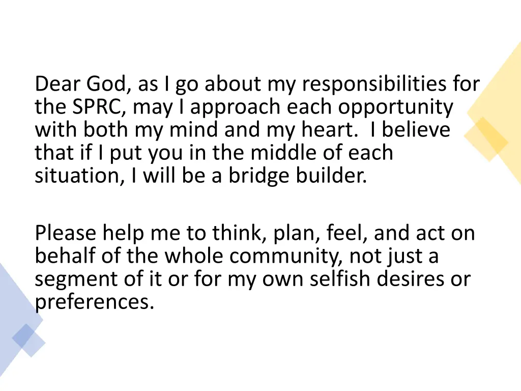 dear god as i go about my responsibilities