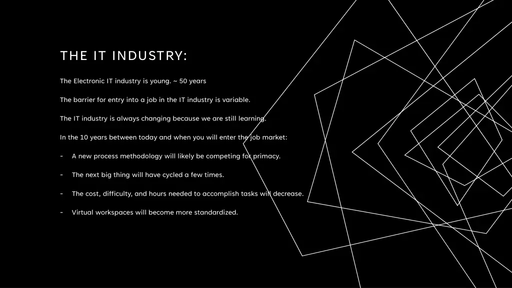 the it industry