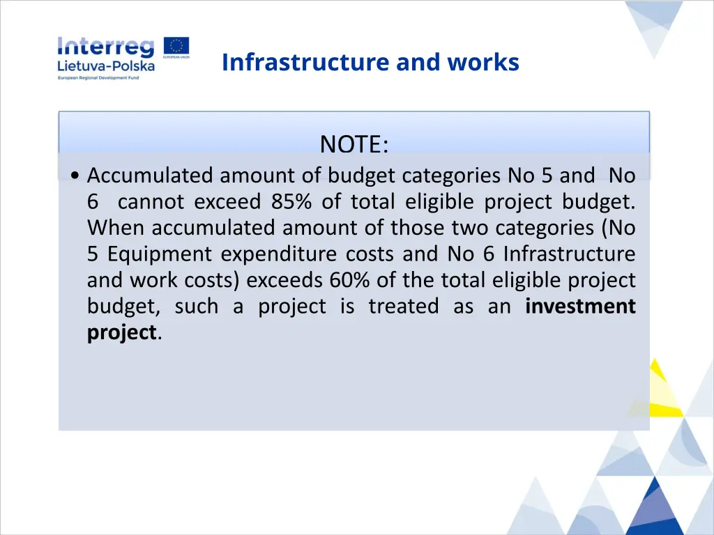 infrastructure and works 1