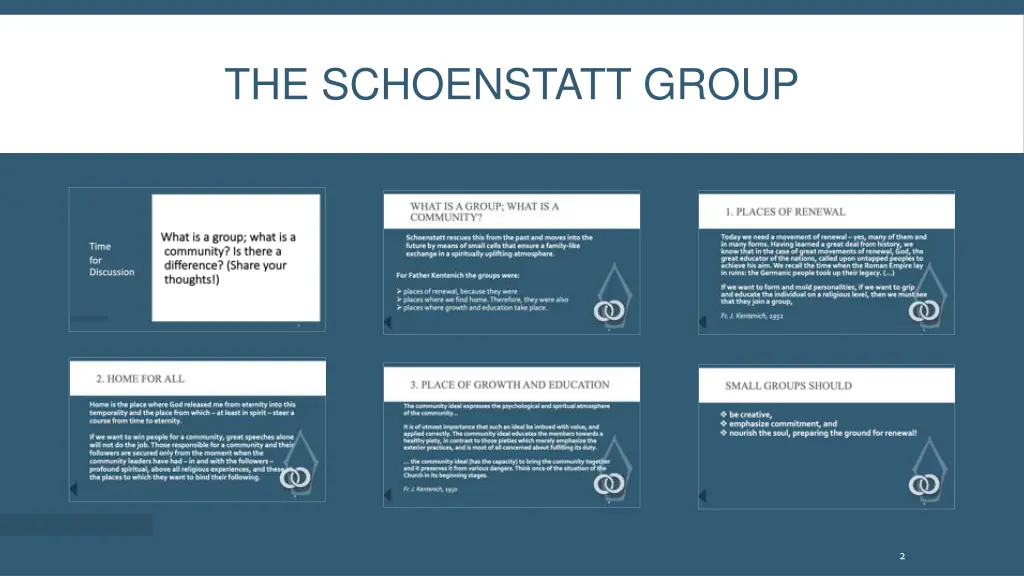 the schoenstatt group